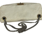 Chanel Ivory Perforated Drill Two-Tone Mademoiselle Flap Bag 2006
