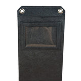 Prada Black Leather Saffiano Phone Holder