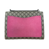 Gucci Pierced Heart Patches Dionysus Chain Shoulder Bag
