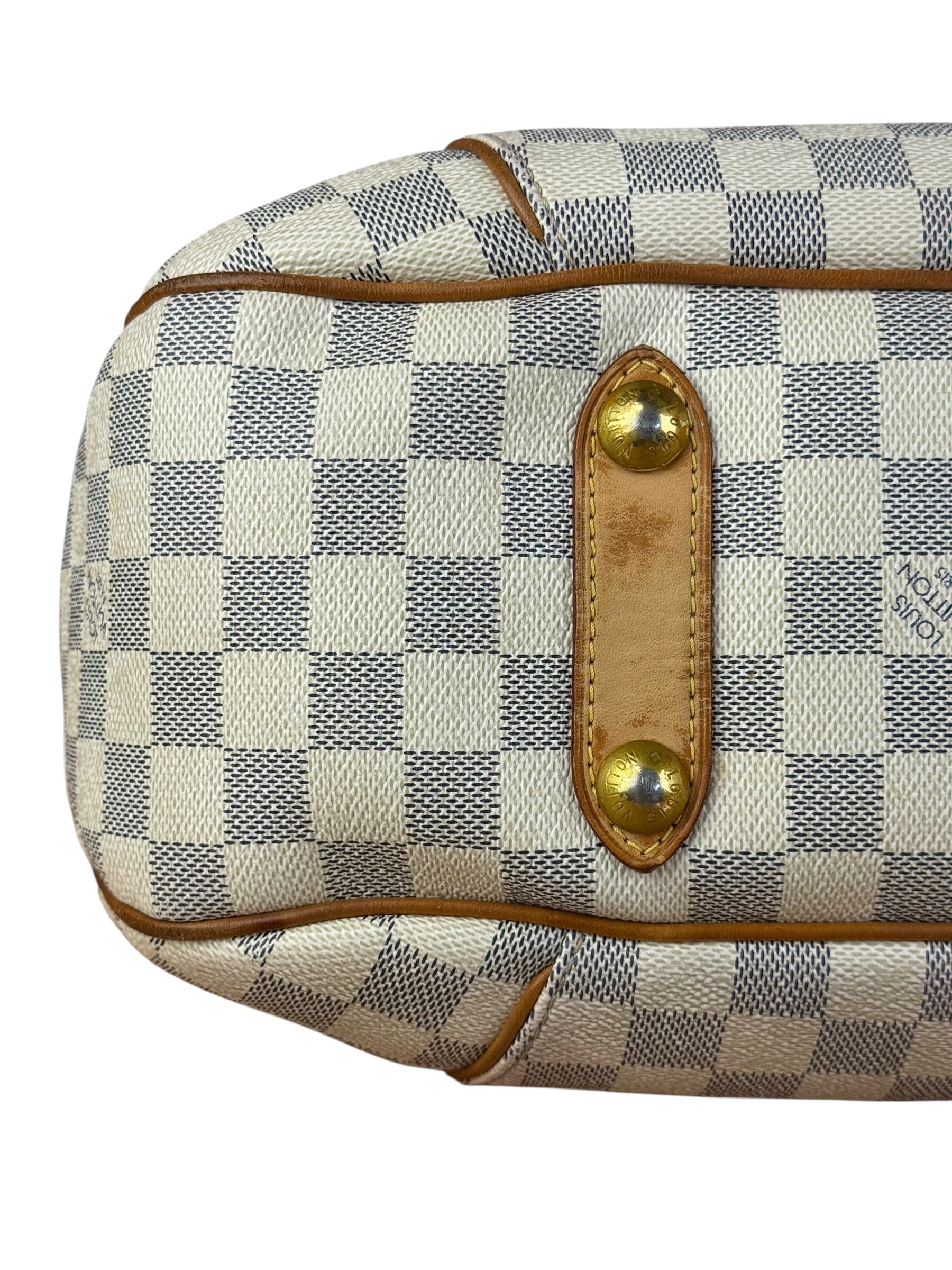 Louis Vuitton Damier Azur Galliera PM Hobo Bag