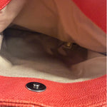 Chanel Red Caviar Quilted Small Frame Shoulder Bag 2011