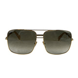 Celine Gold Tone Square Aviator Sunglasses CL41808/S