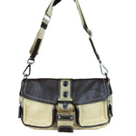 Prada Tessuto Buckle Shoulder Bag