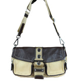 Prada Tessuto Buckle Shoulder Bag