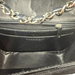 Chanel Black Patent Leather Trim Reissiue Flap Bag 2000