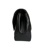 YSL Black Lambskin Matelasse Medium Loulou Shoulder Bag