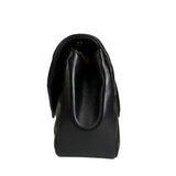 YSL Black Lambskin Matelasse Medium Loulou Shoulder Bag