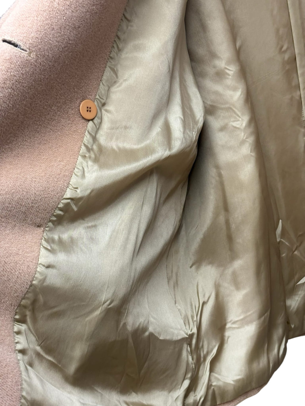 Bally Vintage Light Brown Wool Trench Coat