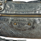 Balenciaga Vintage Dark Blue Leather Classic City Bag