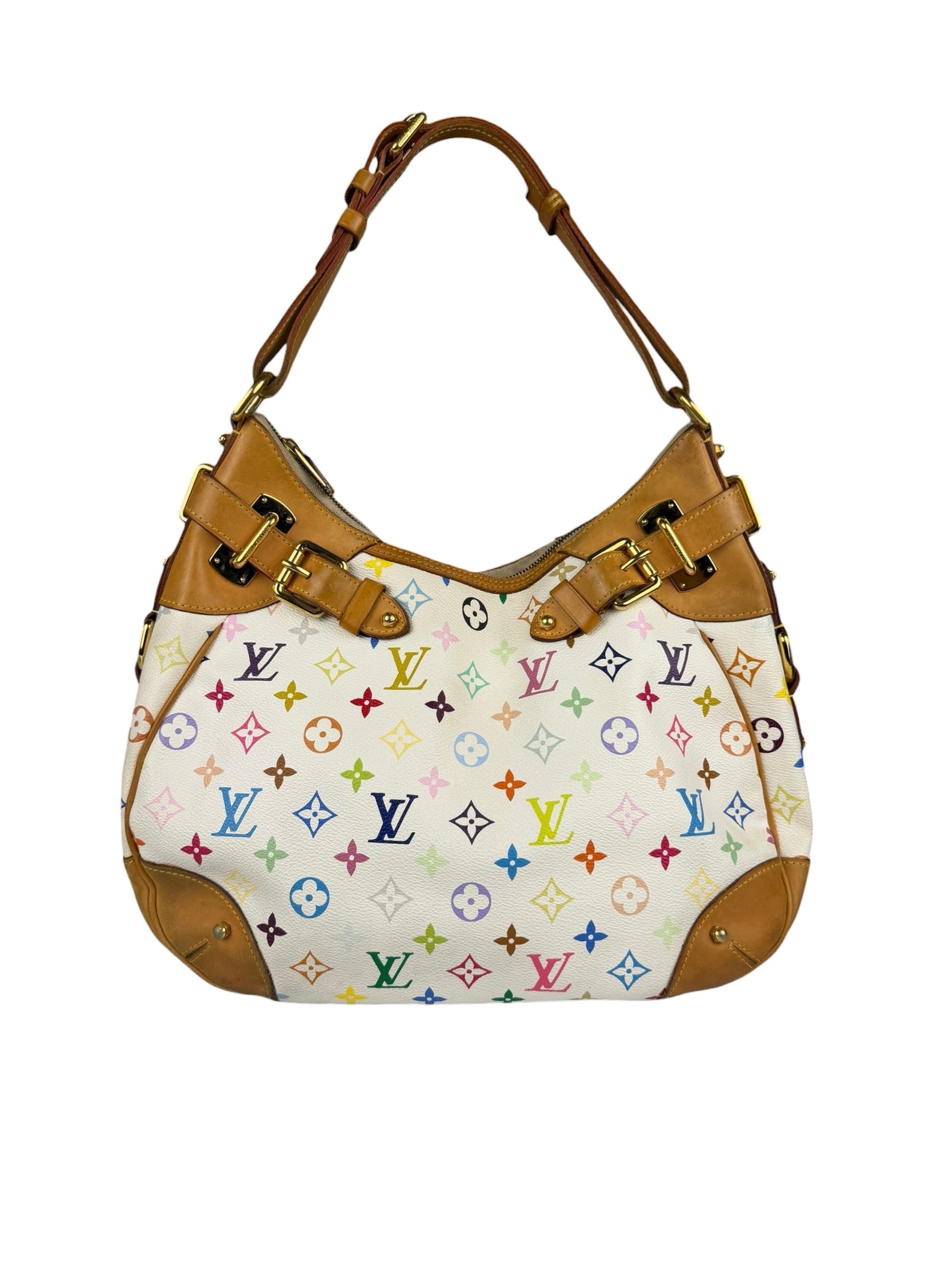 Louis Vuitton Murakami Monogram Greta Hobo Bag