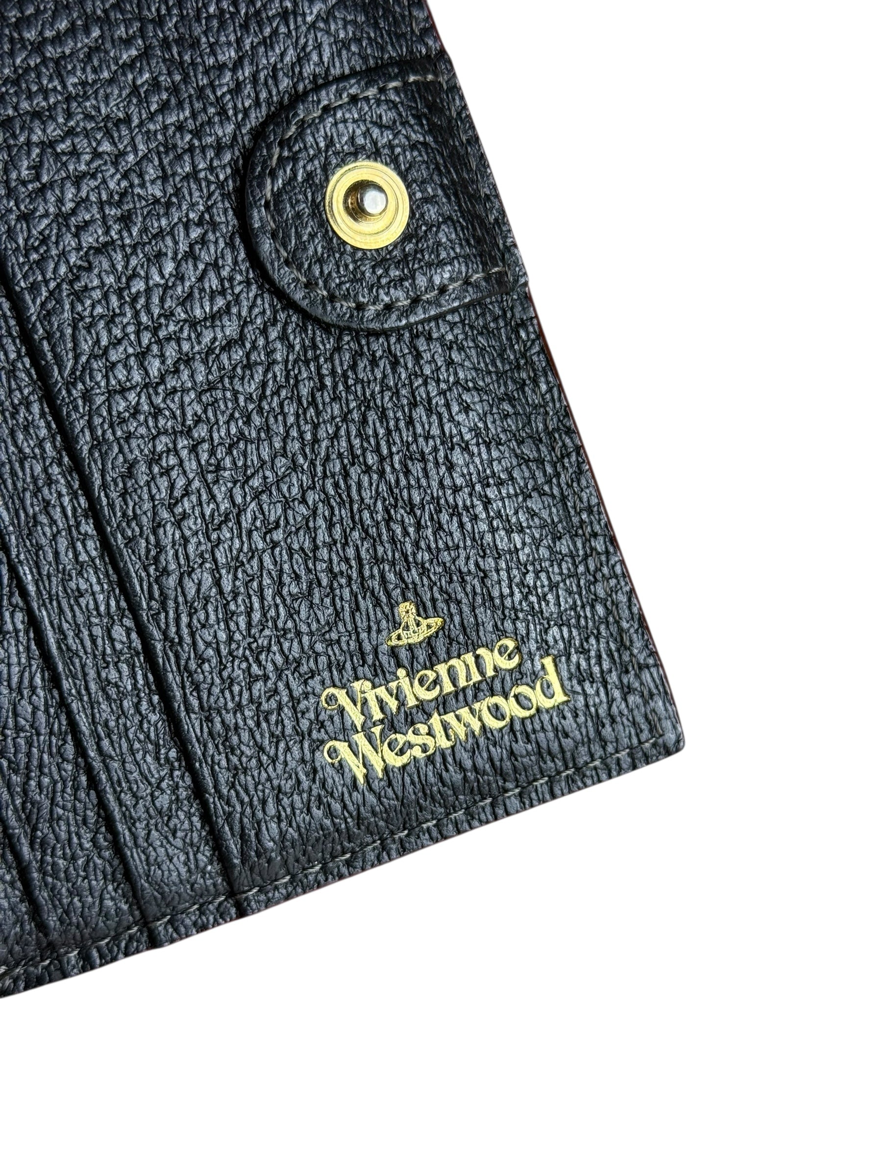 Vivienne Westwood Leather Orb Emblem Wallet