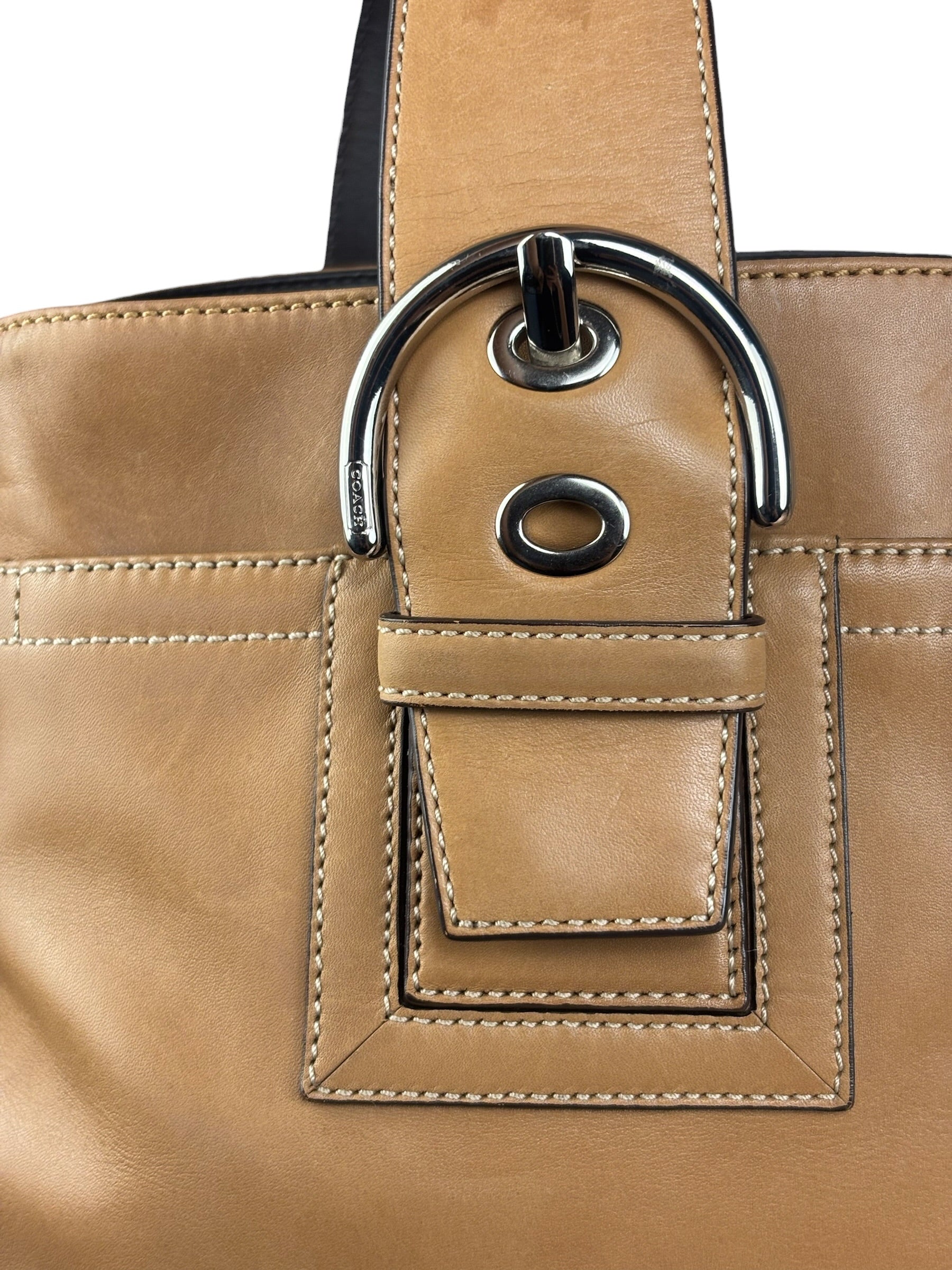Coach Vintage Tan Brown Soho Shoulder Bag
