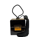 YSL Patent Jerry Cube Box Clutch