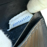 Bottega Veneta Black Intercciato Long Wallet