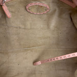 Fendi Light Pink Metallic Vintage Selleria Stitch Lina Handbag