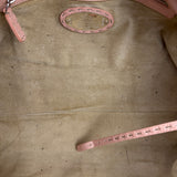 Fendi Light Pink Metallic Vintage Selleria Stitch Lina Handbag