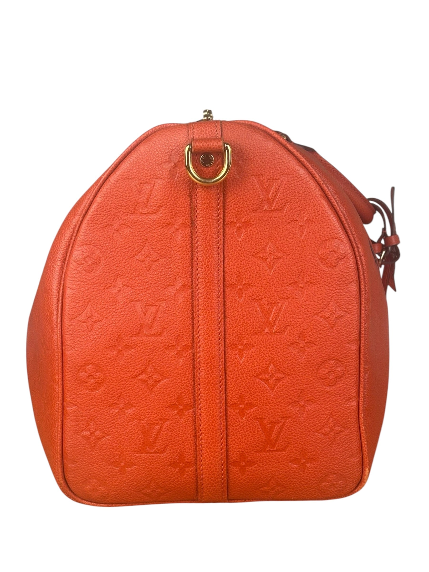 Louis Vuitton Red Empreinte Bandouliere 50