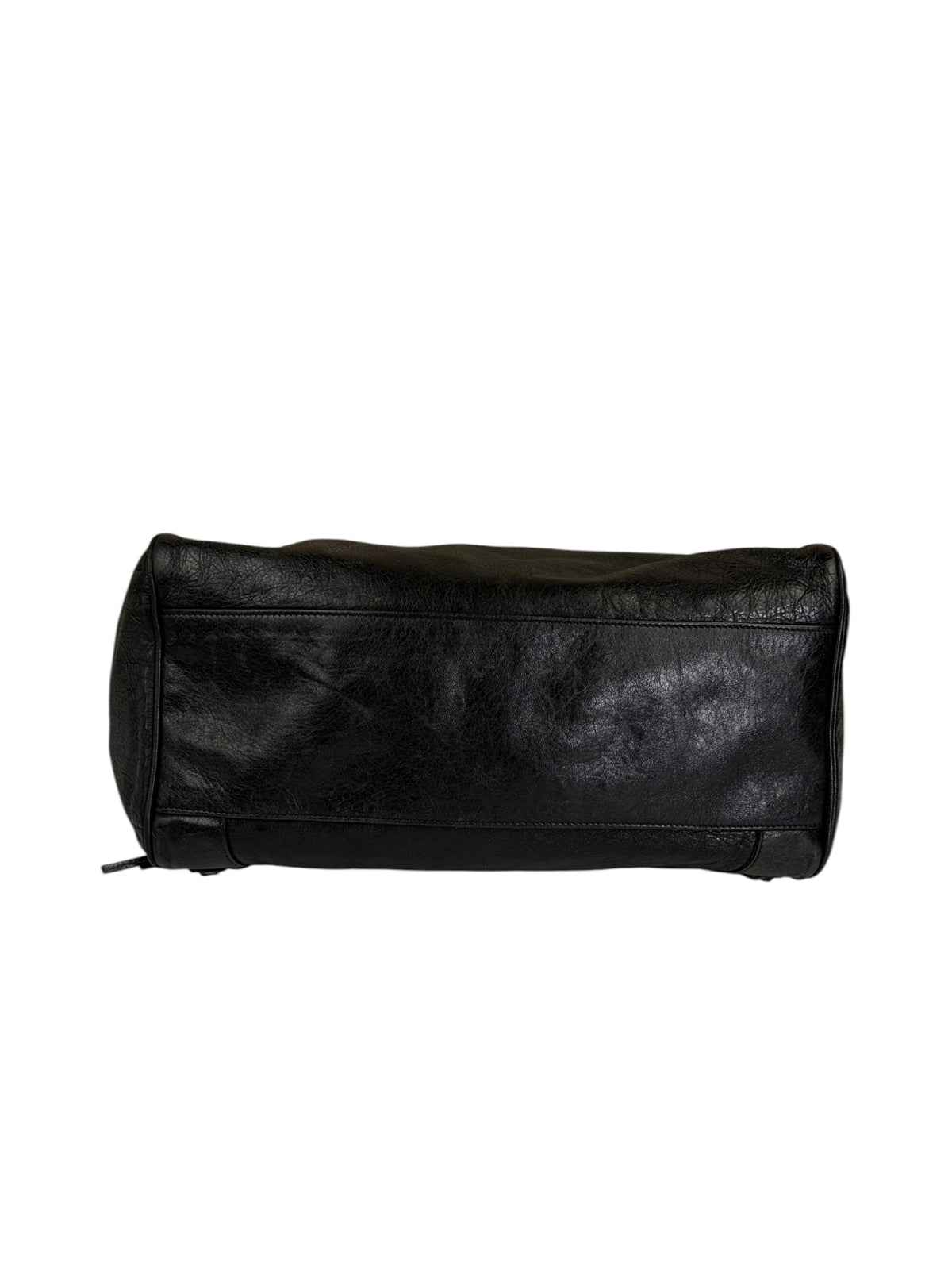 Blanciaga Black Lambskin Velo Moto Handbag