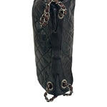 Chanel Black/Grey Quilted Calfskin Matelassè Iridescent Flap Bag 2009
