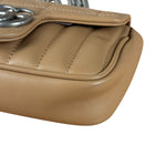 Gucci GG Marmont Matelasse Leather Mini Crossbody Bag Beige