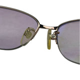 Gucci GG Rose Pink Tint Semi-Rimless Eyeglasses