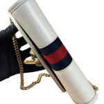 Gucci White Raja Mini Chain Shoulder Bag
