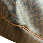 Celine Vintage Macadam Canvas Shoulder Tote