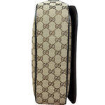 Gucci GG Canvas Print Flap Messenger Bag
