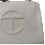 Telfar Small White Shopping Tote