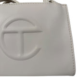 Telfar Small White Shopping Tote
