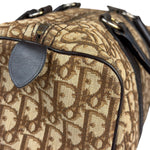 Christian Dior Brown Leather Trotter Boston Handbag