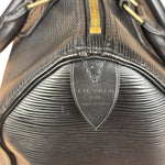 Louis Vuitton Vintage Black Epi Leather Speedy Hand Bag 25