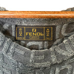 Fendi Vintage Dark Grey Logo Sweater