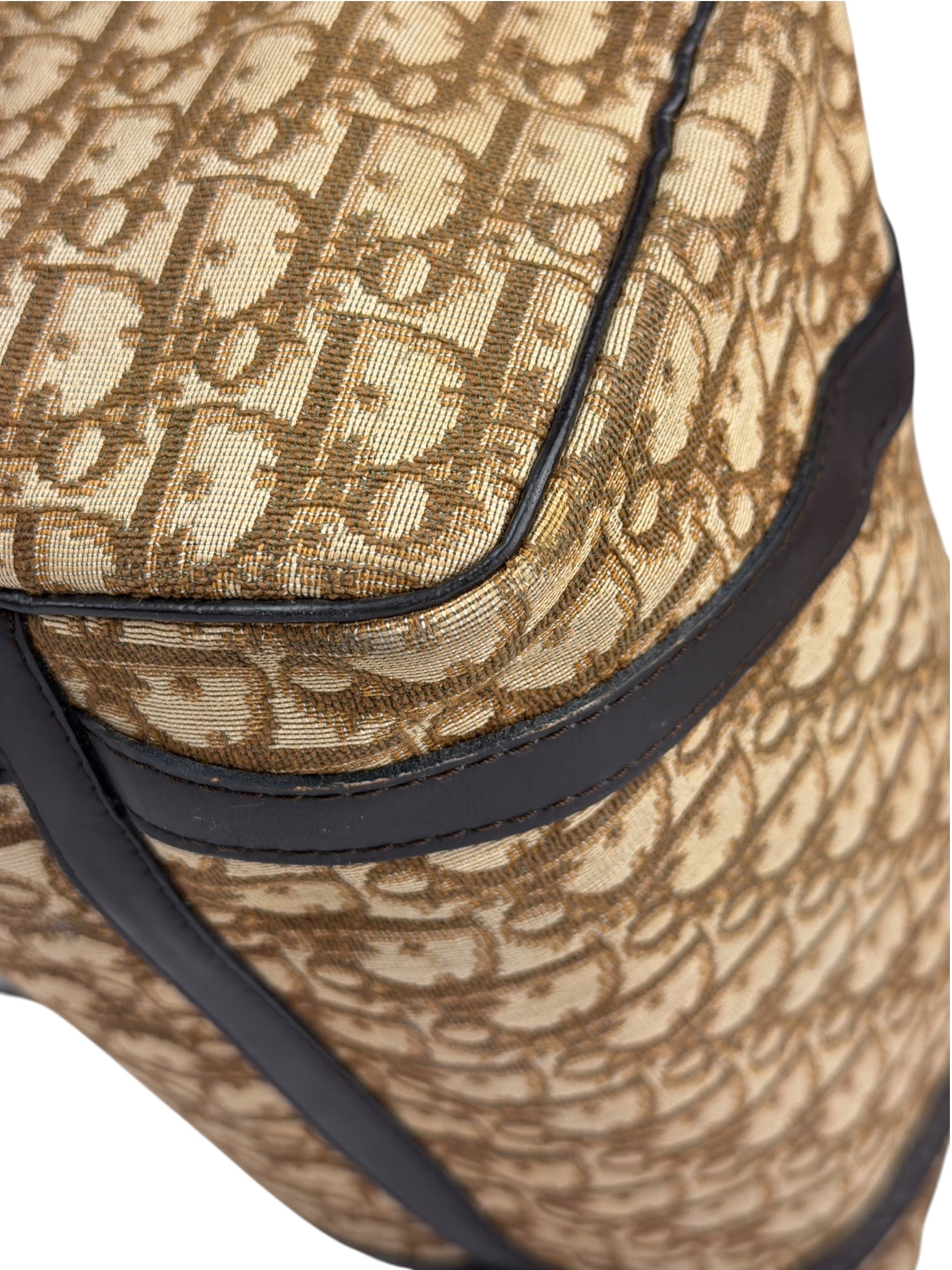 Christian Dior Vintage Brown Trotter Handbag
