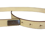 Gucci Beige Leather Belt w/ Pouch