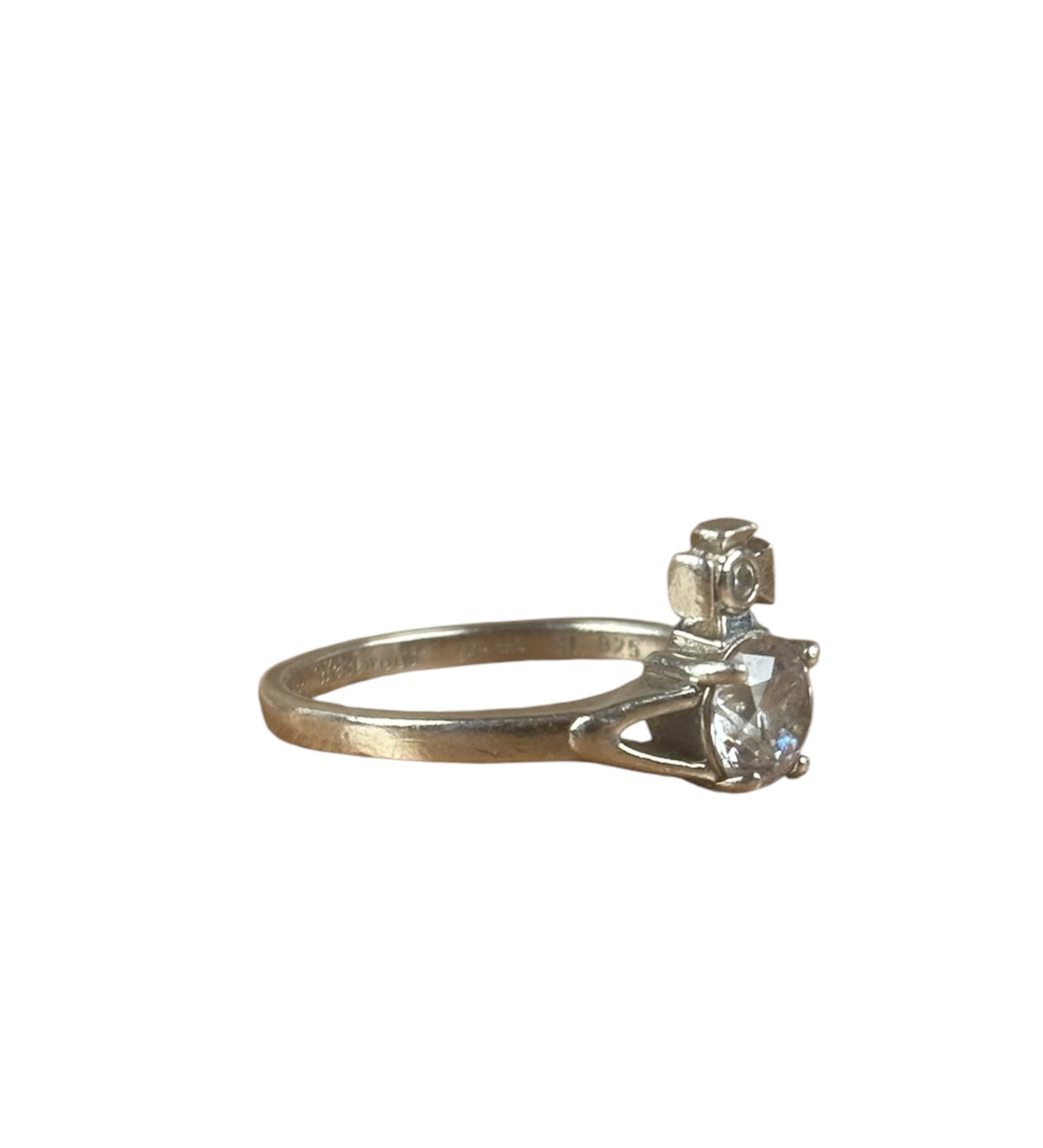 Vivienne Westwood Silver Bas Relief Ring