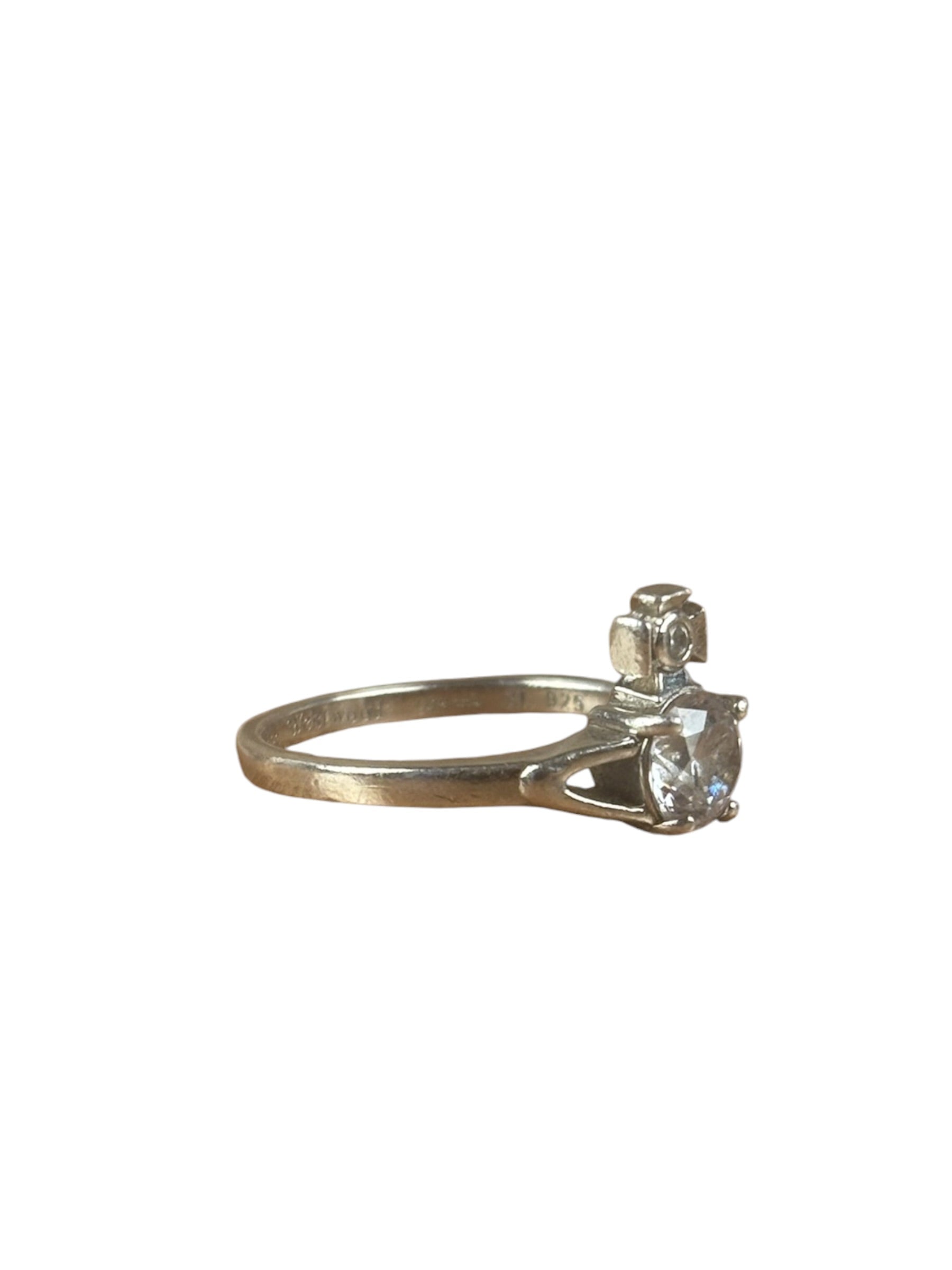 Vivienne Westwood Silver Bas Relief Ring