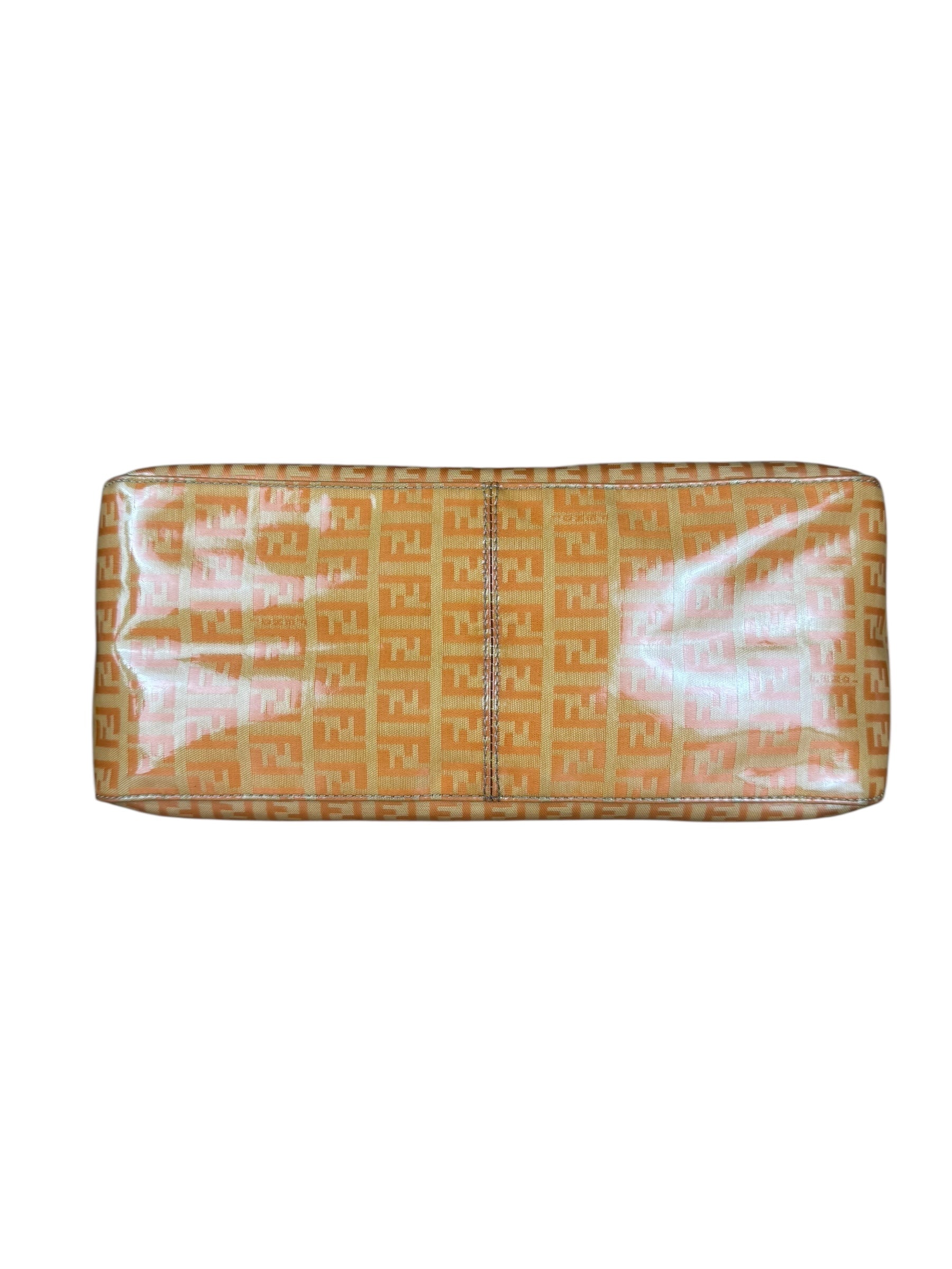 Fendi PVC FF Mamma Baguette Orange