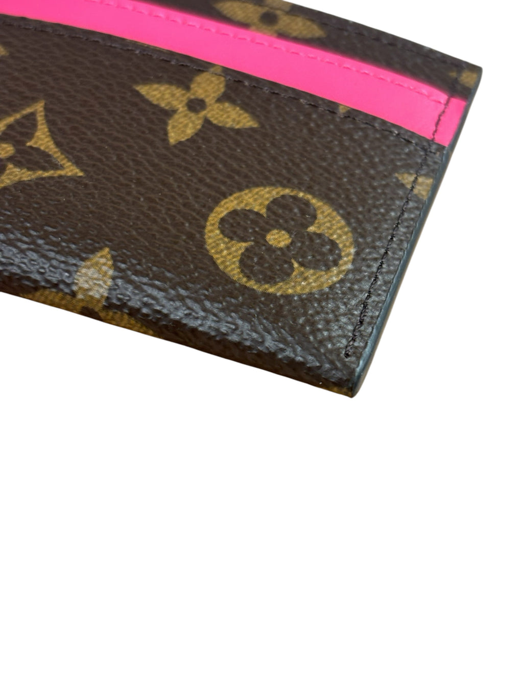 Louis Vuitton Brown/Pink Monogram Card Holder