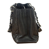 Chanel Black Caviar Quilted Large Shopping Tote 2012