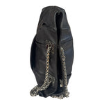 Christian Dior Black Leather Cannage Granville Chain Tote