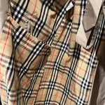 Burberry Long Button-Up Trench Coat