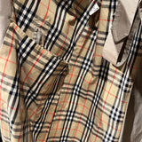 Burberry Long Button-Up Trench Coat