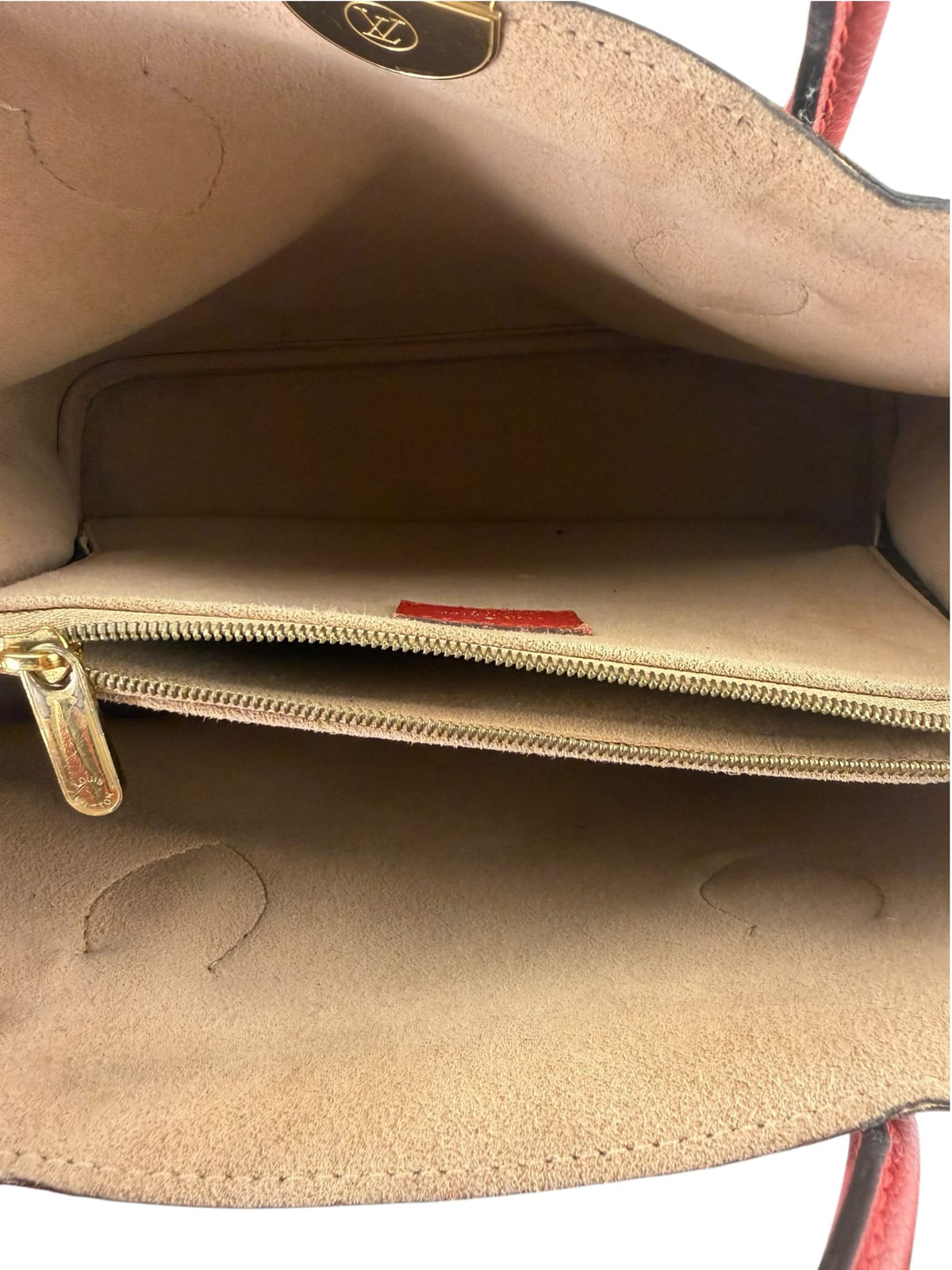 Louis Vuitton Brown/Cherry Red Monogram Flandrin Two-Way Bag
