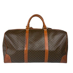 Celine Vintage Macadam Weekender Boston Bag