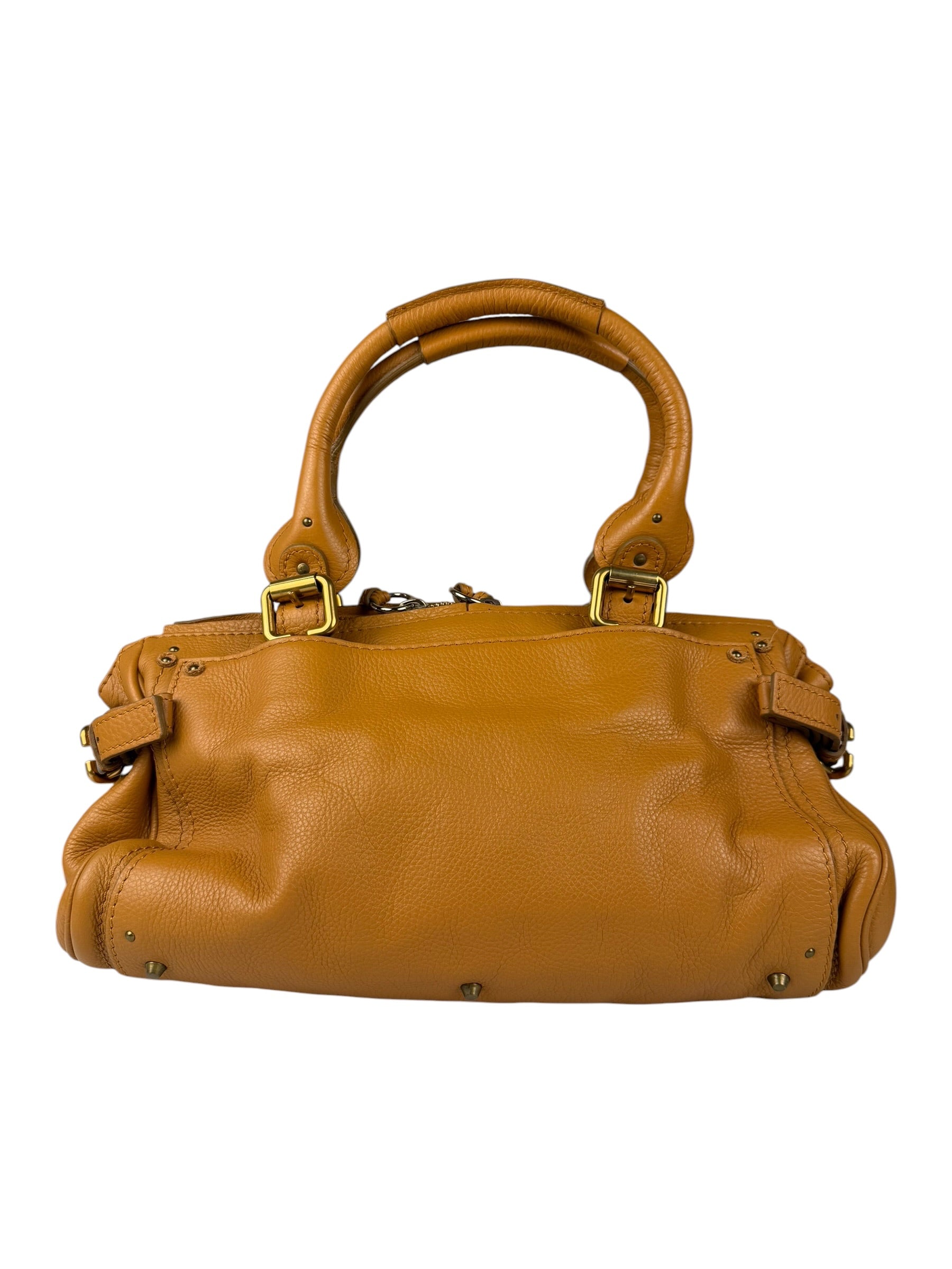 Chloe Tan Brown Leather Paddington Shoulder Bag