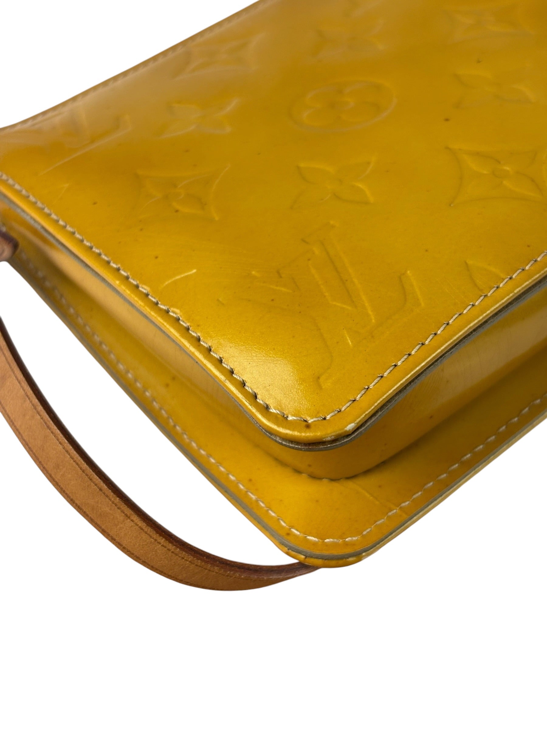 Louis Vuitton Yellow Vernis Pochette