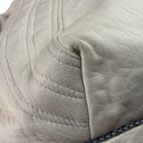 Fendi Vintage White Nappa Leather Spy Shoulder Bag