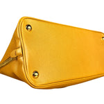 Prada Saffiano Promenade Handbag Mustard