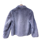 Vintage Moonbat Light Violet Mink Fur Coat